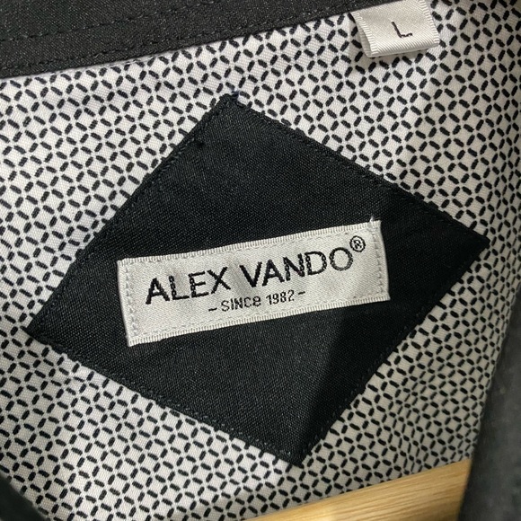 Alex Vando Button-Down Shirt Style Size Large - Picture 5 of 10
